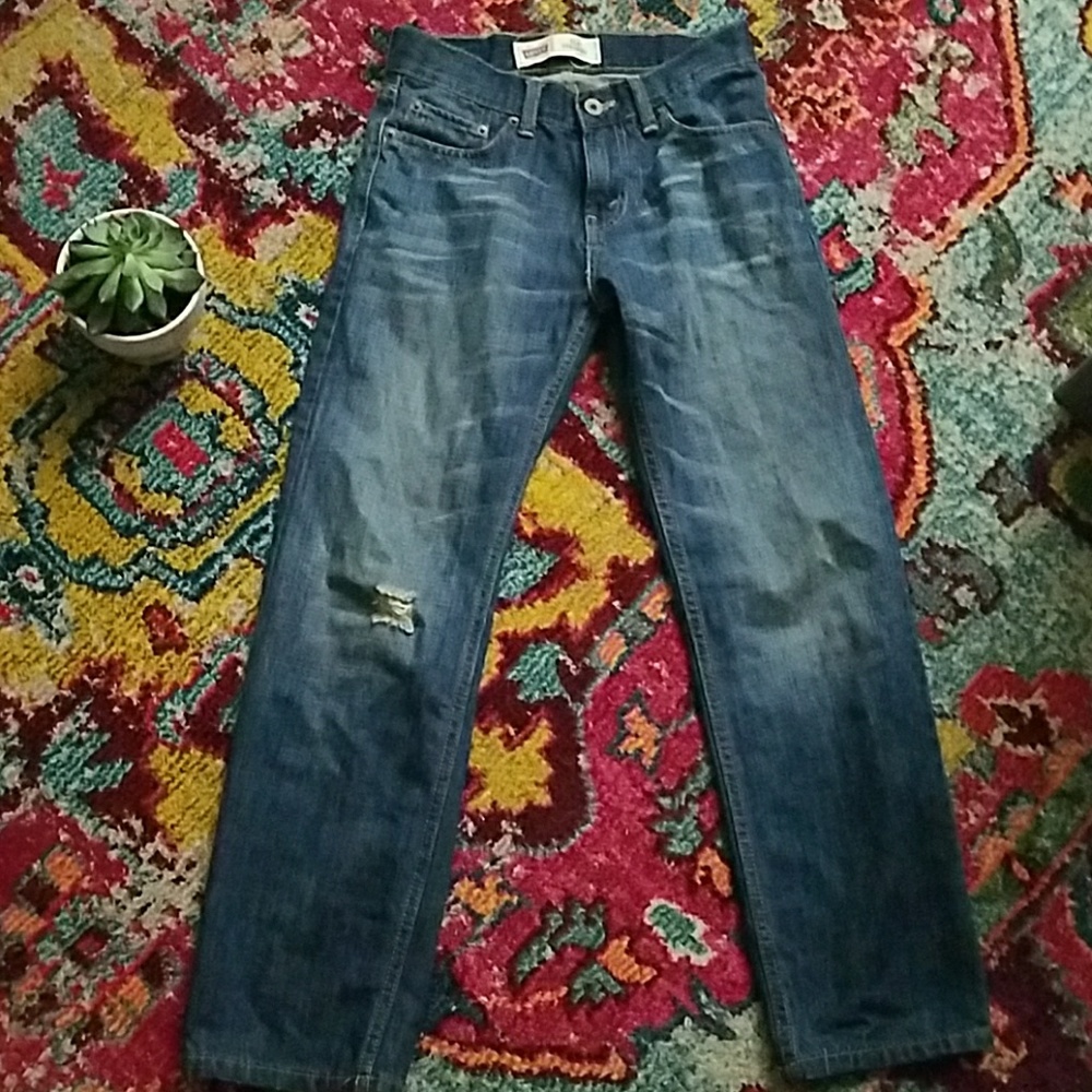Boys Levi 514 Straight Jeans